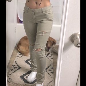 Distressed Dickies Jeans